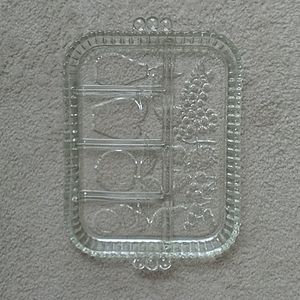 vantage Crystal platter very pretty